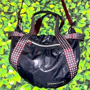 VTG Retro Y2K HARAJUKU LOVERS Puffer Hobo Shoulder Satchel Adjustable Strap HTF